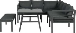 Blakes Lounge Diningset - 4 Delig - Donker Grijs -Tuin Verkoop 1200x528