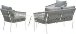 Garden Impressions Fleurie Loungeset 4-delig - Rope - Mat Wit/ Licht Grijs -Tuin Verkoop 1200x541