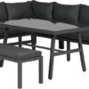 Blakes Lounge Diningset - 4 Delig - Donker Grijs -Tuin Verkoop 1200x547