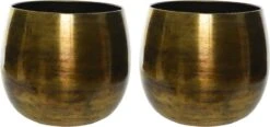 Decoris Bloempot - Goud - Zink - Voor Kamerplant - D33 X H34 Cm - Plantenpotten -Tuin Verkoop 1200x565 1