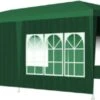 Merkloos Partytent - Paviljoen Opvouwbaar - Easy Up Tuintent Met Zijpanelen - Groen/ 6m X 3m/ 120g/m² -Tuin Verkoop 1200x578