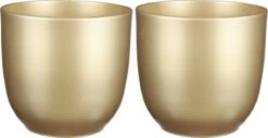 Mica Decorations Tusca Bloempot - H23 X Ø25 Cm - Goud -Tuin Verkoop 1200x615