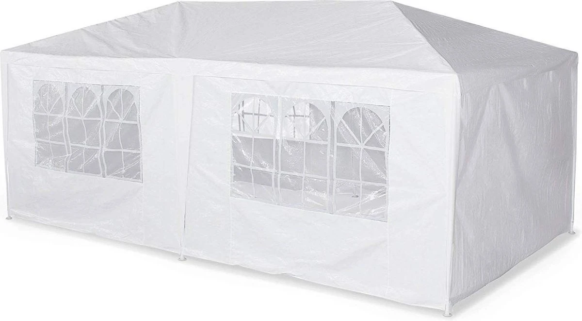 MaxxGarden Partytent - Paviljoen - 3x6m - Incl. Zijwanden - Waterdicht - Wit 11 MaxxGarden Partytent - Paviljoen - 3x6m - Incl. Zijwanden - Waterdicht - Wit - Afbeelding 9