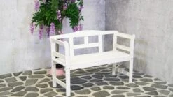 SenS-Line Friesen Tuinbank - Hout - Wit -Tuin Verkoop 1200x675 4