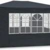 MaxxGarden Partytent - Feesttent Paviljoen - 3x3m - Antraciet -Tuin Verkoop 1200x679