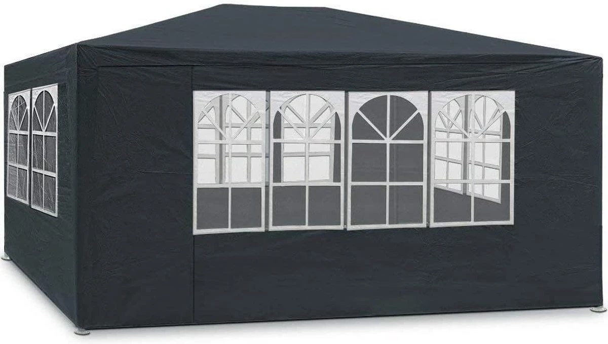 MaxxGarden Partytent - Feesttent Paviljoen - 3x3m - Antraciet 3 MaxxGarden Partytent - Feesttent Paviljoen - 3x3m - Antraciet