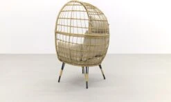 Lola Egg Relaxstoel - Natural Sand - Mand Stoel -Tuin Verkoop 1200x716 1