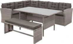 Beliani VITERBO - Loungeset Voor 8 - Grijs - PE Rotan -Tuin Verkoop 1200x723 1