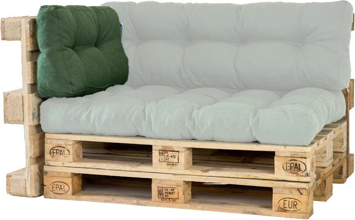 2L Home & Garden Rugkussen Metro Olijf - 60 X 40cm 4 2L Home & Garden Rugkussen Metro Olijf - 60 X 40cm - Afbeelding 2