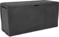 Keter Samoa Opbergbox - 270 L - 117x45x57 Cm - Grafiet -Tuin Verkoop 1200x762