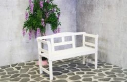 SenS-Line Friesen Tuinbank - Hout - Wit -Tuin Verkoop 1200x784