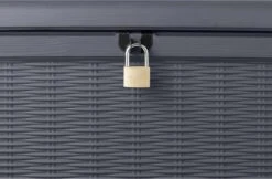 Keter - Borneo Opbergbox - 416 Liter - 129.5 X 62.5 X 70 Cm - Antraciet -Tuin Verkoop 1200x787