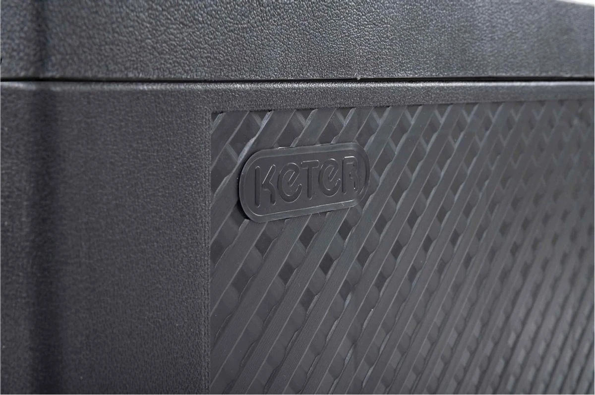 Keter Emily Opbergbox - 118x45x57 Cm - 270L - Grafiet 6 Keter Emily Opbergbox - 118x45x57 Cm - 270L - Grafiet - Afbeelding 4