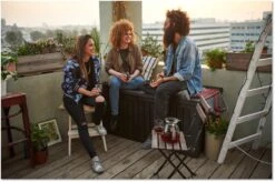 Keter Rockwood Opbergbox - 570L - 155x72.4x64.4cm - Grafiet -Tuin Verkoop 1200x798 4