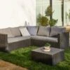Central Park Hoekbank Loungeset Alea Grijs Staal/riet 3-delig -Tuin Verkoop 1200x800