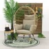 Lola Egg Relaxstoel - Natural Sand - Mand Stoel -Tuin Verkoop 1200x800 107