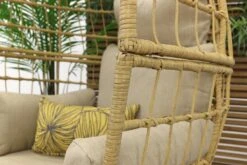 Lola Egg Relaxstoel - Natural Sand - Mand Stoel -Tuin Verkoop 1200x800 112