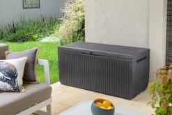 Opbergbox Tuin - Kussenbox Waterdicht - Bruin - Zitbox Kussenbox Voor Buiten - Voor Tuinmeubelen - Tuinkussens - Opberg Tuin - Kussenboxen - XL - Groot - 305 Liter 16 Opbergbox Tuin - Kussenbox Waterdicht - Bruin - Zitbox Kussenbox Voor Buiten - Voor Tuinmeubelen - Tuinkussens - Opberg Tuin - Kussenboxen - XL - Groot - 305 Liter -Tuin Verkoop 1200x800 158