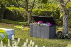 Keter Darwin Opbergbox - 570L - 142,5x65,5x78,2cm - Grijs -Tuin Verkoop 1200x800 178