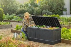 Keter Kentwood Opbergbox - 128x53.6x59 Cm - 350 L - Grafiet -Tuin Verkoop 1200x800 183