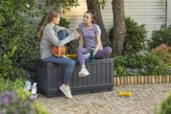 Keter Kentwood Opbergbox - 128x53.6x59 Cm - 350 L - Grafiet -Tuin Verkoop 1200x800 185