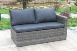 MaxxGarden Loungeset – Rattan Hoekset - 4 Persoons - Incl. Salontafel - Grijs -Tuin Verkoop 1200x800 207