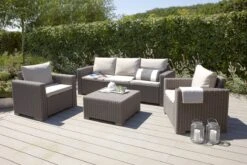 Allibert California Loungeset - 5 Personen - Cappuccino -Tuin Verkoop 1200x800 226