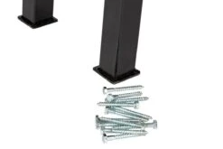 MaximaVida Set Industriële Bankpoten New York- Zwart Gecoat - Maak Zelf Je Bank -Tuin Verkoop 1200x800 24