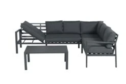 Garden Impressions Lexinton Loungeset - Verstelbaar - Aluminium - Zwart -Tuin Verkoop 1200x800 262