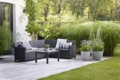 Keter Marie Hoek Loungeset Met Orlando Tafel - 6 Personen - Antraciet -Tuin Verkoop 1200x800 281