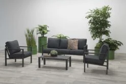 Garden Impressions Durban Loungeset - 4-delig - Zwart -Tuin Verkoop 1200x800 317