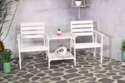 Tuinbank - Romeo Tete A Tete - Wit - 170cm -Tuin Verkoop 1200x800 69