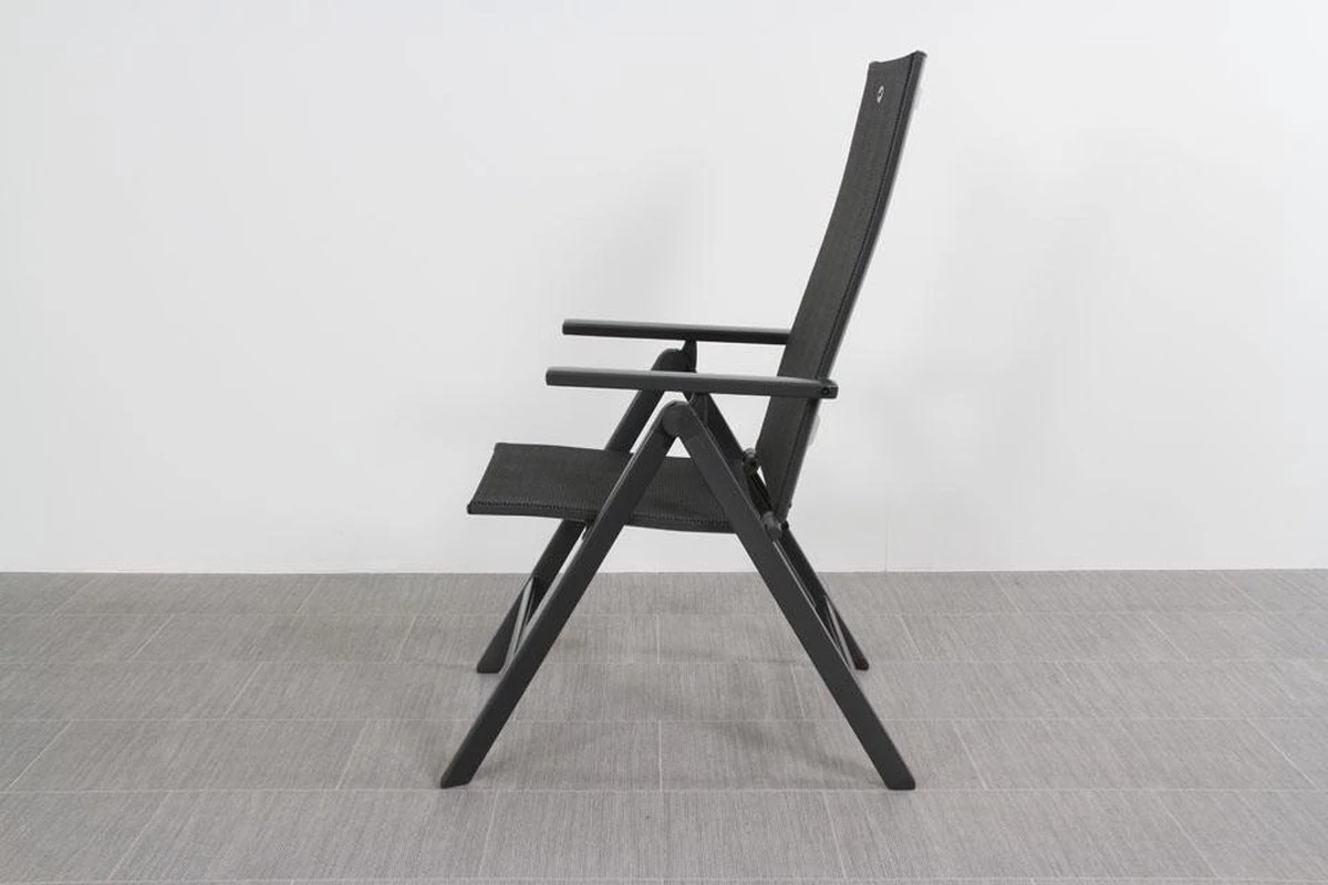 Hartman Aruba Aluminium Tuinstoel - Antraciet Verstelbaar 16 Hartman Aruba Aluminium Tuinstoel - Antraciet Verstelbaar - Afbeelding 14