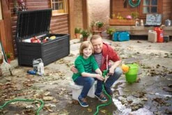 Keter Brightwood Opbergbox - 455L - 145x69,7x60,3 Cm - Grafiet -Tuin Verkoop 1200x801 6