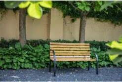 Dutcc 41142 - Tuinbank - Woodstock - 120 Cm – Zwart -Tuin Verkoop 1200x808