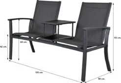 Tete-a-Tete Aluminium Tuinbank Felix -Tuin Verkoop 1200x823