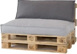 2L Home & Garden Rugkussen Metro Lounge Grijs - 120 X 40cm -Tuin Verkoop 1200x844