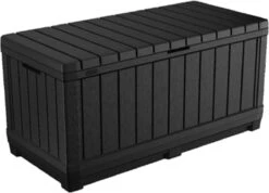 Keter Kentwood Opbergbox - 128x53.6x59 Cm - 350 L - Grafiet -Tuin Verkoop 1200x863