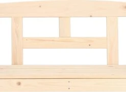 Merkloos Springos Tuinbank | Tuinbankje | Zitbank Buiten | Naaldhout | 119 X 78 X 45 Cm | Licht -Tuin Verkoop 1200x881 1