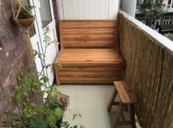 Kleine Teakhouten Tuinbank Met Opbergruimte - 100 X 60 X 90 Cm - Duurzaam Teakhout - Blijft Strak En Mooi - Sterke Constructie Om Lang Mee Te Gaan -Tuin Verkoop 1200x891
