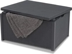 Allibert Arica Tuintafel - 79x59,5x42 Cm - Grafiet -Tuin Verkoop 1200x892