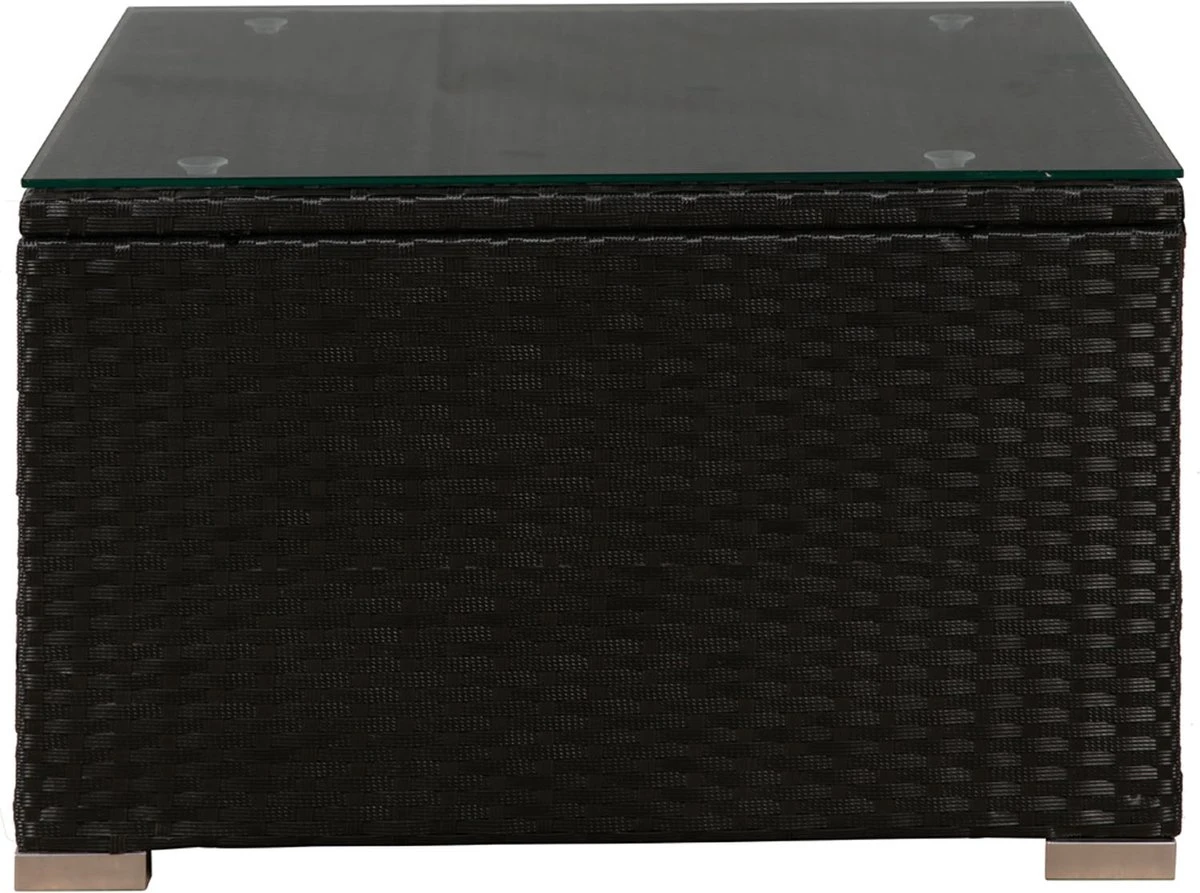 Polyrotan Loungeset Punta Cana L - Zwart 18 Polyrotan Loungeset Punta Cana L - Zwart - Afbeelding 16