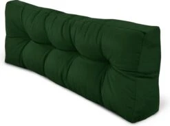 Beautissu Style – Palletkussen Set – 1x Zitkussen 120x80 Cm & 1x Rugkussen 120x40 Cm – Donker Groen -Tuin Verkoop 1200x895 4