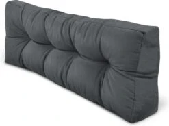 Beautissu Style – Palletkussen Set – 1x Zitkussen 120x80 Cm & 1x Rugkussen 120x40 Cm – Graphiet Grijs -Tuin Verkoop 1200x895 5