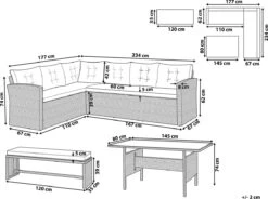 Beliani VITERBO - Loungeset Voor 8 - Grijs - PE Rotan -Tuin Verkoop 1200x896 2