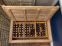 Kleine Teakhouten Tuinbank Met Opbergruimte - 100 X 60 X 90 Cm - Duurzaam Teakhout - Blijft Strak En Mooi - Sterke Constructie Om Lang Mee Te Gaan -Tuin Verkoop 1200x899 1