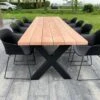 Tuintafel Douglas 300 Cm X 90 Cm | Stalen Poten | 8-10 Personen | DuuMaa -Tuin Verkoop 1200x899 5