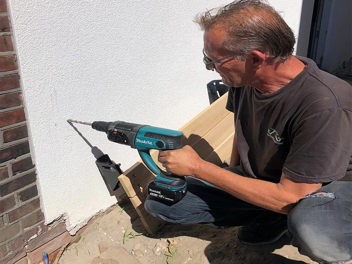 MaximaVida Opklapbare Gevelbank Jordaan 100 Cm- FSC Eikenhout 7 MaximaVida Opklapbare Gevelbank Jordaan 100 Cm- FSC Eikenhout - Afbeelding 5