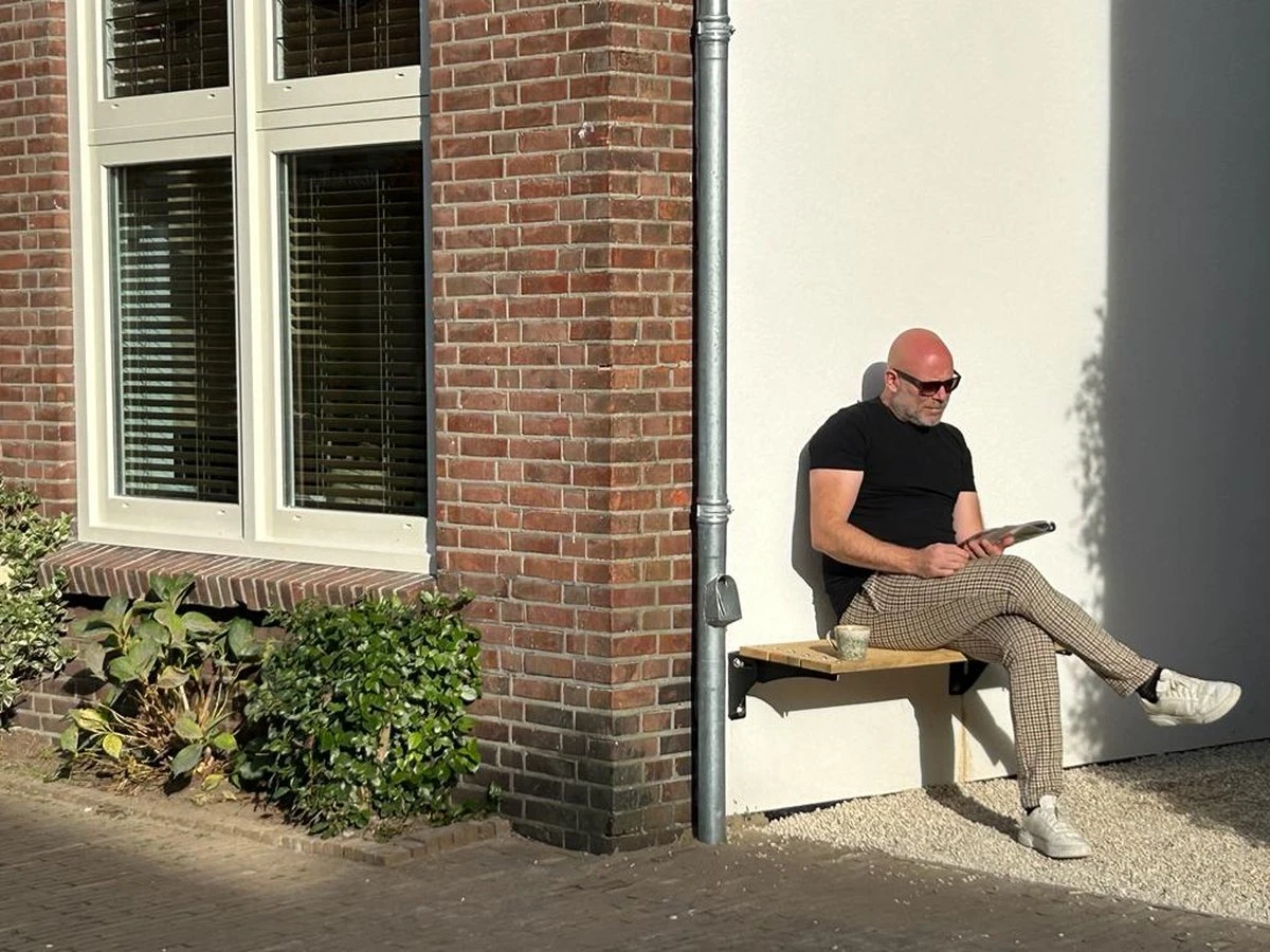 MaximaVida Opklapbare Gevelbank Jordaan 100 Cm- FSC Eikenhout 10 MaximaVida Opklapbare Gevelbank Jordaan 100 Cm- FSC Eikenhout - Afbeelding 8