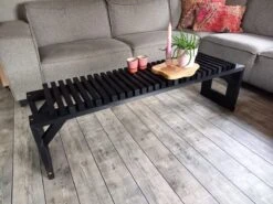 Tuinbank Design 2023 - 150CM - Grenen Hout - Zwart -Tuin Verkoop 1200x900 4